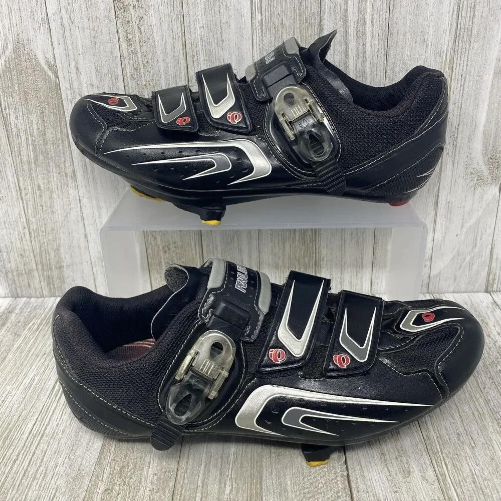 Pearl Izumi Cycling Shoes Race RD 5776 Black Red Mens Size EU 41 US 7.75 - US 8 - Picture 9 of 10